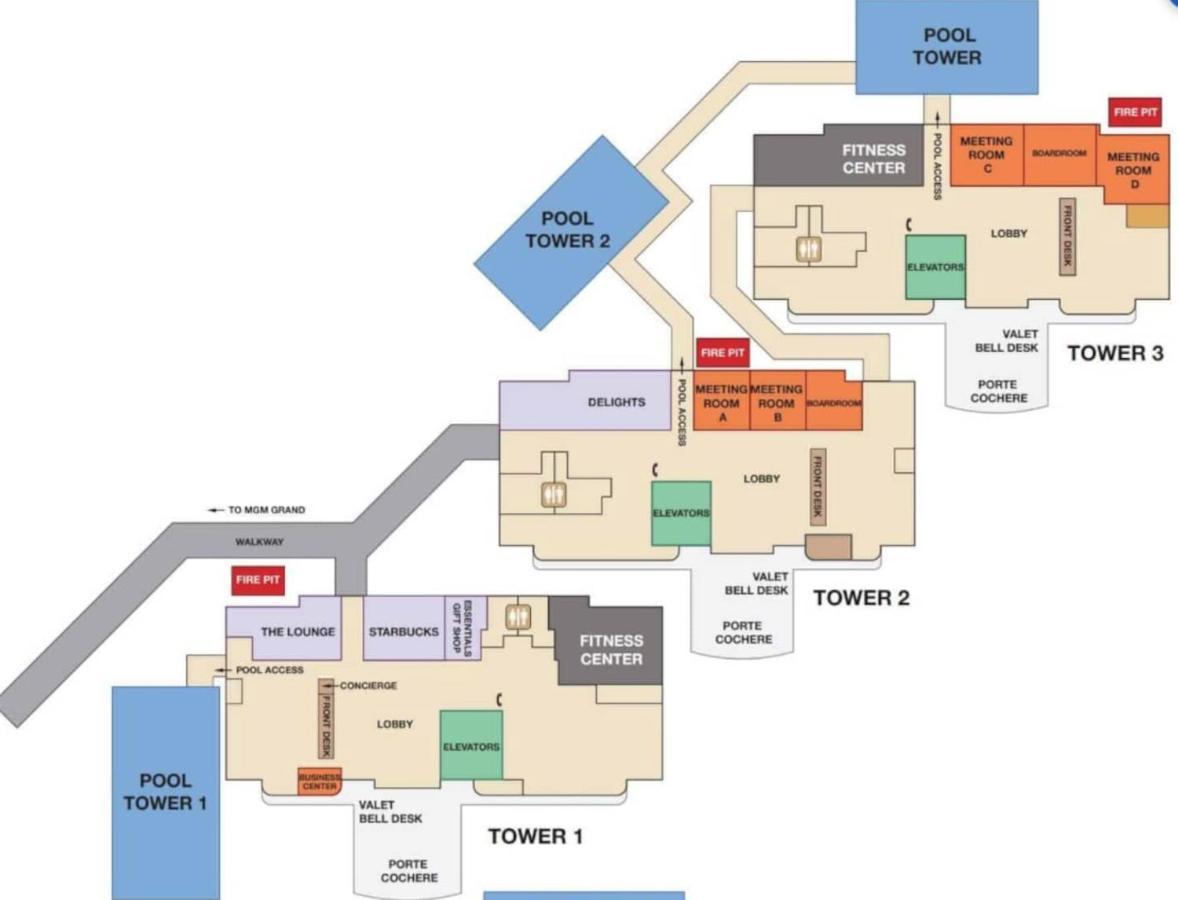 Balcony Full Strip View Suite Mgm Signature Free Valet Las Vegas Eksteriør bilde