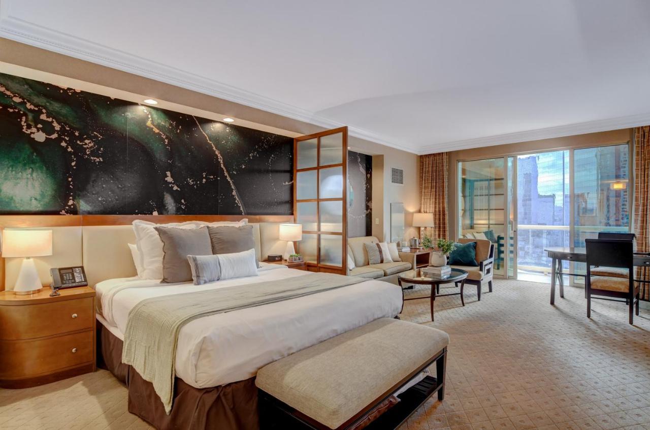 Balcony Full Strip View Suite Mgm Signature Free Valet Las Vegas Eksteriør bilde