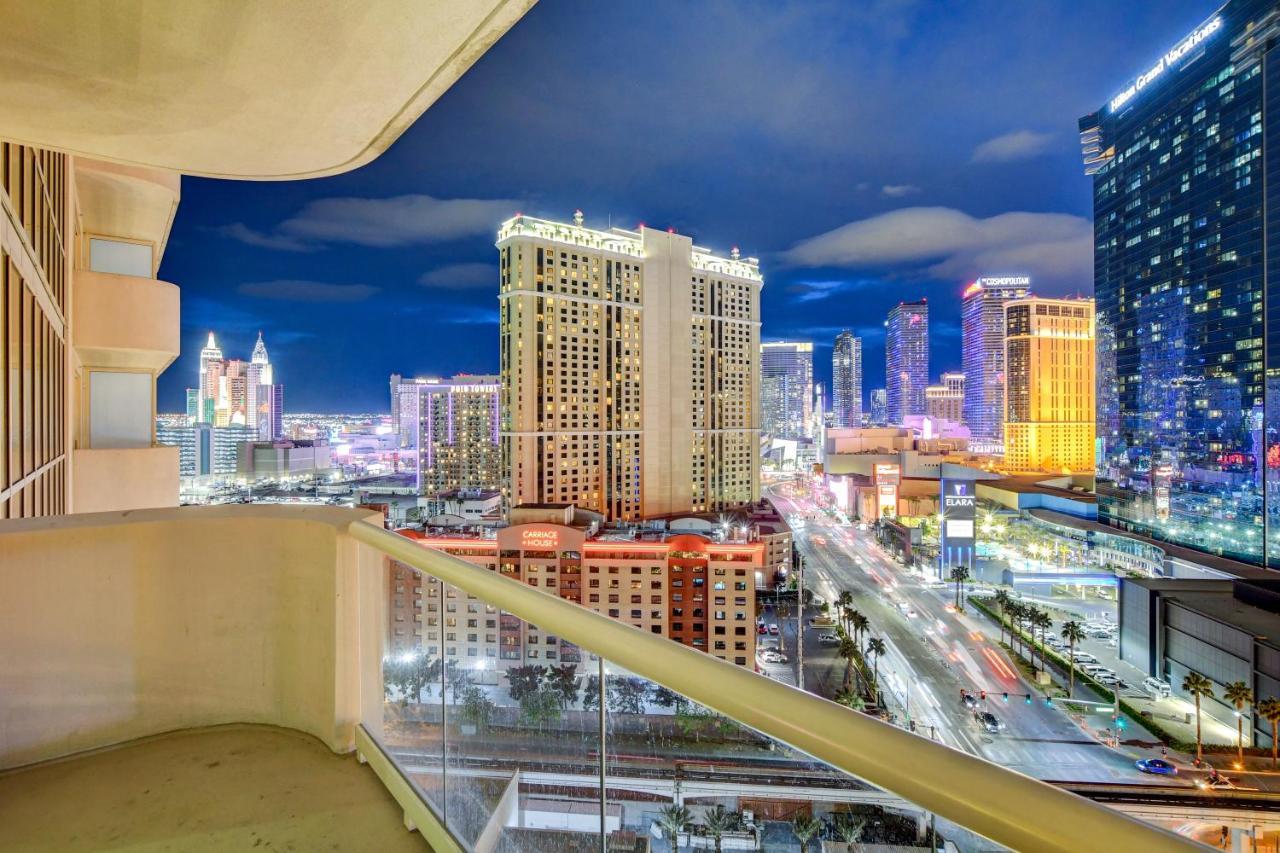 Balcony Full Strip View Suite Mgm Signature Free Valet Las Vegas Eksteriør bilde