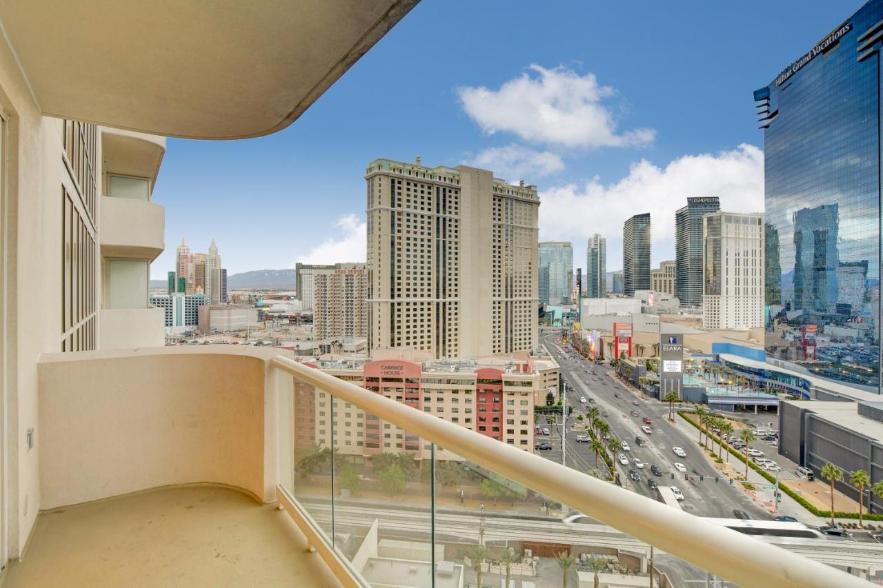 Balcony Full Strip View Suite Mgm Signature Free Valet Las Vegas Eksteriør bilde