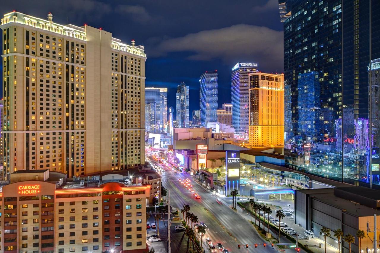 Balcony Full Strip View Suite Mgm Signature Free Valet Las Vegas Eksteriør bilde