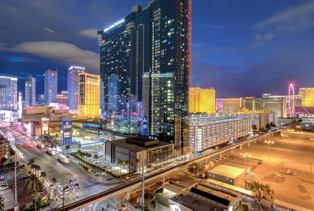 Balcony Full Strip View Suite Mgm Signature Free Valet Las Vegas Eksteriør bilde