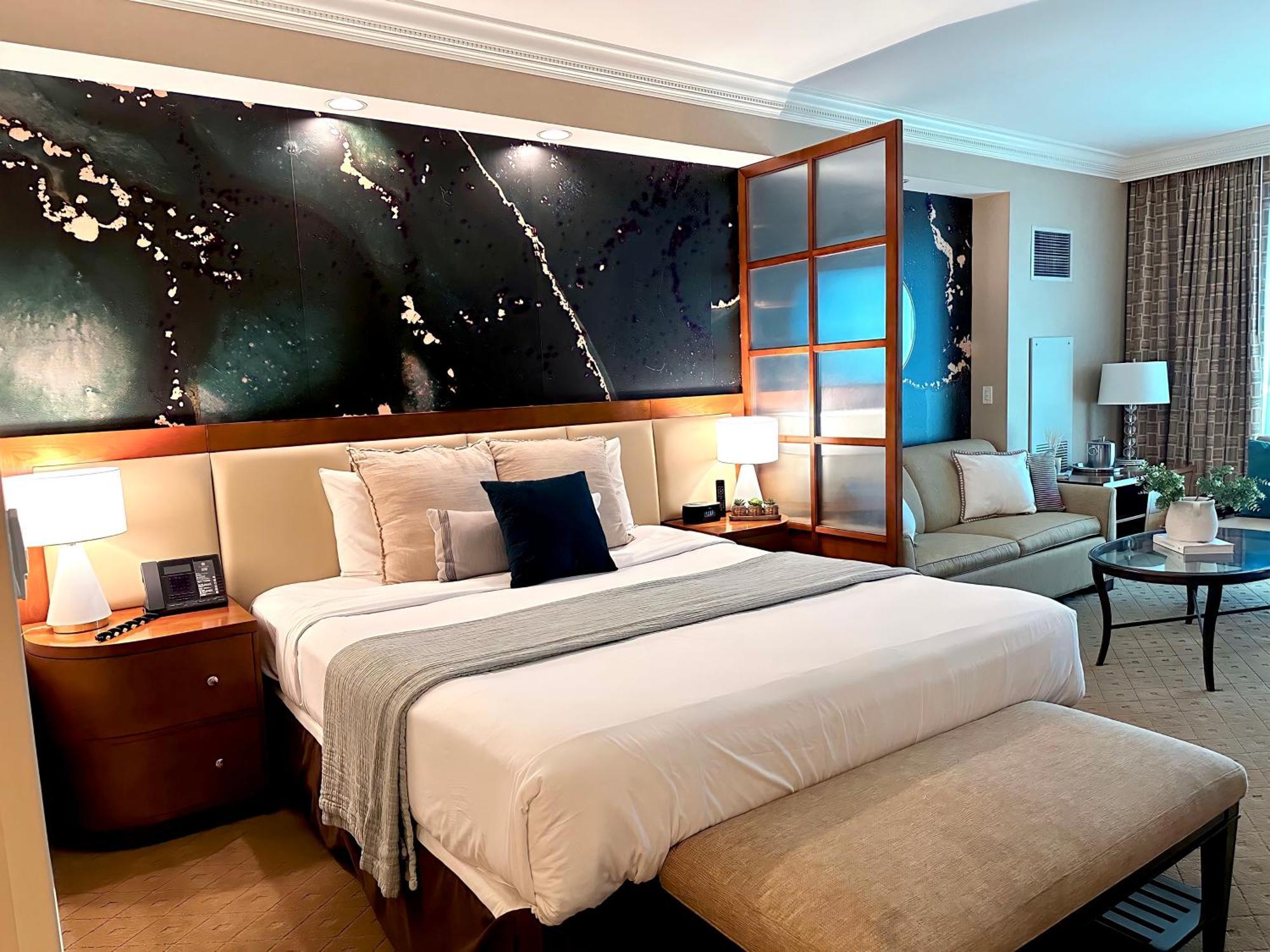 Balcony Full Strip View Suite Mgm Signature Free Valet Las Vegas Eksteriør bilde
